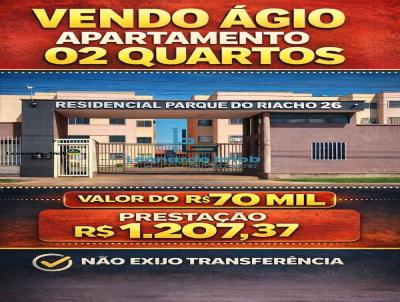 Apartamento para Venda, em Bras�lia, bairro Riacho Fundo II, 2 dormit�rios, 1 banheiro, 1 vaga
